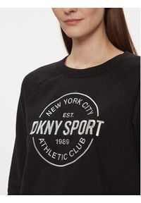 DKNY Sport Bluza DP3T9561 Czarny Regular Fit. Kolor: czarny. Materiał: syntetyk. Styl: sportowy