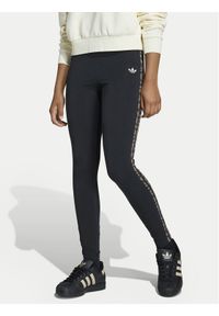 Adidas - adidas Legginsy 3-Stripes KD3289 Czarny Slim Fit. Kolor: czarny. Materiał: bawełna #1