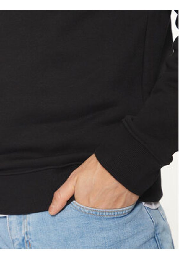 Guess Jeans Bluza M4YQ19 K9V31 Czarny Regular Fit. Kolor: czarny. Materiał: bawełna