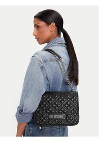 Love Moschino - LOVE MOSCHINO Torebka JC4000PP0NLA000B Czarny. Kolor: czarny. Materiał: skórzane #1