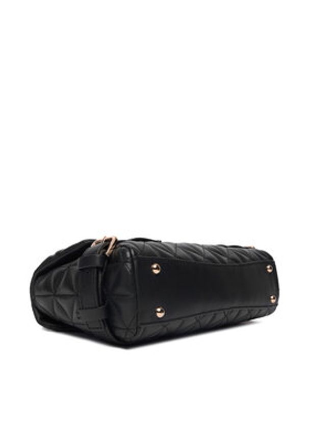 Guess Torebka Paisleigh HWQG98 83210 Czarny. Kolor: czarny. Materiał: skórzane