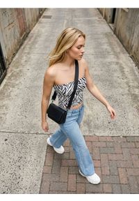 Sinsay - Top bandeau w zeberkę - wielobarwny #1