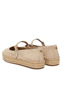Lauren Ralph Lauren - LAUREN RALPH LAUREN Espadryle 802P06401001 Beżowy. Kolor: beżowy. Materiał: zamsz, skóra #5