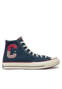 Converse Trampki Chuck 70 High A07980C Granatowy. Kolor: niebieski. Materiał: materiał #1