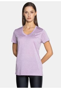 Koszulka damska Under Armour Tech Ssv Twist (1258568-699). Kolor: fioletowy. Materiał: materiał