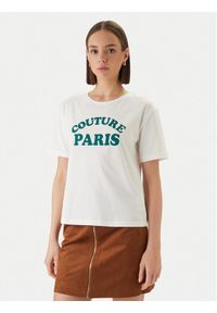 Morgan T-Shirt 261-DARIS Biały Regular Fit. Kolor: biały. Materiał: bawełna #1