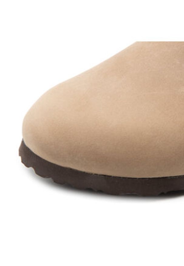 Birkenstock Klapki Boston Bs 960813 Beżowy. Kolor: beżowy. Materiał: nubuk, skóra
