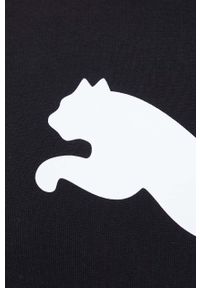 Puma bluza bawełniana męska kolor czarny z kapturem z nadrukiem. Typ kołnierza: kaptur. Kolor: czarny. Materiał: bawełna. Długość rękawa: długi rękaw. Długość: długie. Wzór: nadruk #3