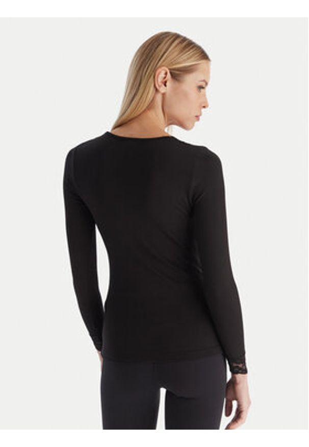 YSABEL MORA - Ysabel Mora Bielizna termoaktywna górna 70005 Czarny Slim Fit. Kolor: czarny. Materiał: syntetyk