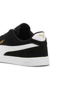 Puma - Młodzieżowe sneakersy PUMA Club II PUMA Black White Gold. Kolor: czarny, biały, wielokolorowy, żółty. Sport: turystyka piesza