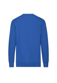 FRUIT OF THE LOOM - Lekka Męska Bluza Z Kapturem. Typ kołnierza: kaptur. Kolor: niebieski