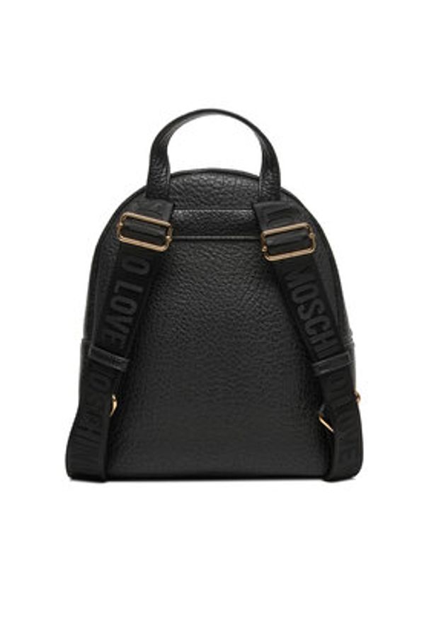 Love Moschino - LOVE MOSCHINO Plecak JC4341PP0NK1400A Czarny. Kolor: czarny. Materiał: skóra