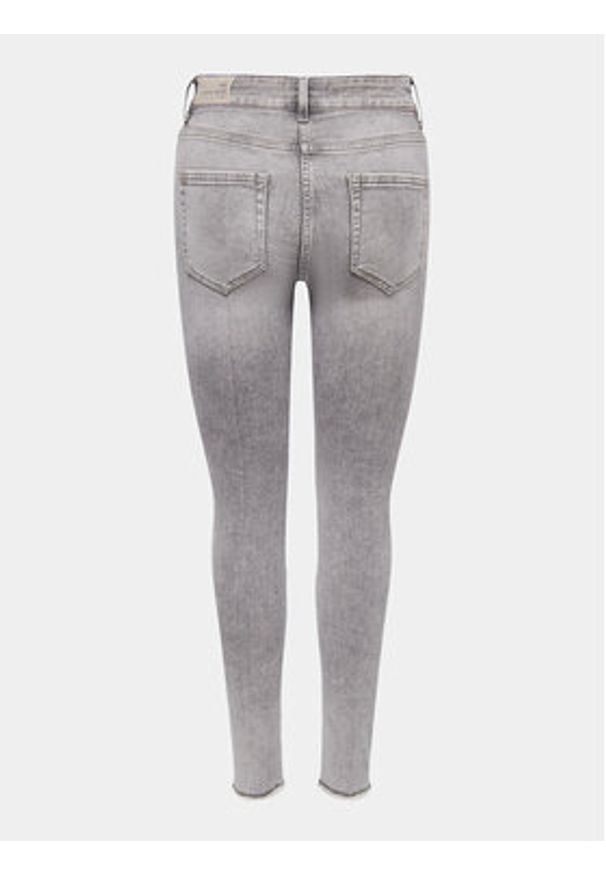 only - ONLY Jeansy 15279874 Szary Skinny Fit. Kolor: szary