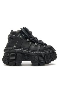 Sneakersy NEW ROCK. Kolor: czarny #1