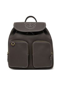 Pinko - PINKO Plecak Carrie Backpack PE 25 PLTT 104351 A1LF Czarny. Kolor: czarny. Materiał: skóra