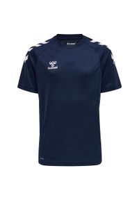 Koszulka sportowa z krótkim rękawem dziecięca Hummel Core XK Kids Poly T-Shirt. Kolor: niebieski. Długość rękawa: krótki rękaw. Długość: krótkie