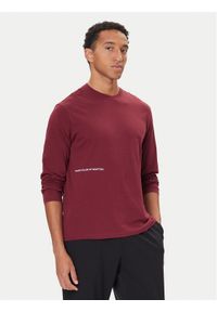 United Colors of Benetton - United Colors Of Benetton Koszulka piżamowa 30964M021 Bordowy Regular Fit. Kolor: czerwony. Materiał: bawełna