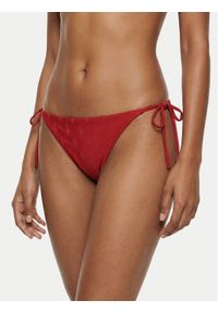 Lauren Ralph Lauren - LAUREN RALPH LAUREN Dół od bikini 21685551 Czerwony. Kolor: czerwony. Materiał: syntetyk #1