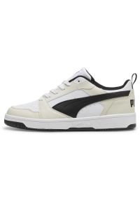 Buty Puma Rebound V6 Low, Dla obu płci. Kolor: beżowy. Materiał: materiał, syntetyk. Szerokość cholewki: normalna. Sport: turystyka piesza