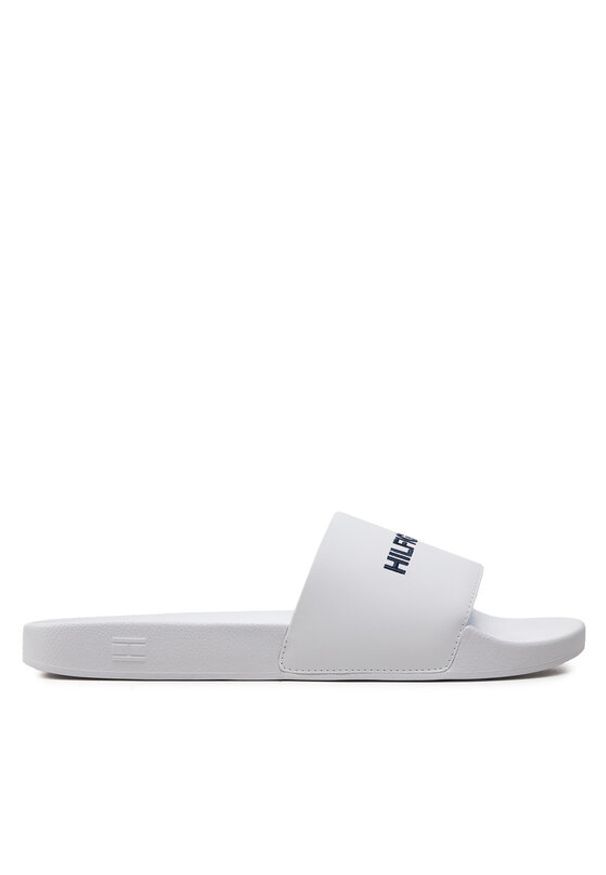 TOMMY HILFIGER - Tommy Hilfiger Klapki Hilfiger 85 Pool Slide FM0FM05021 Biały. Kolor: biały