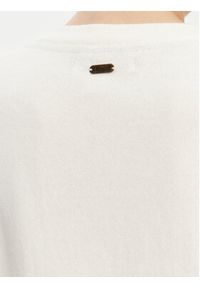 Barbour Kardigan Bredona LKN1008WH71 Écru Regular Fit. Materiał: bawełna