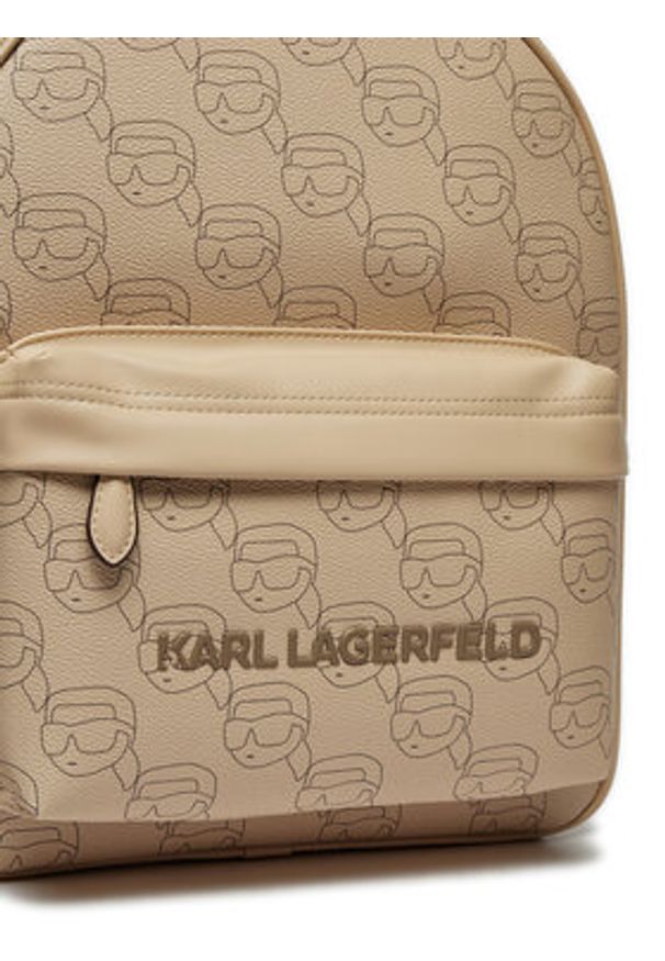 Karl Lagerfeld - KARL LAGERFELD Plecak A1W30133 Beżowy. Kolor: beżowy. Materiał: skóra