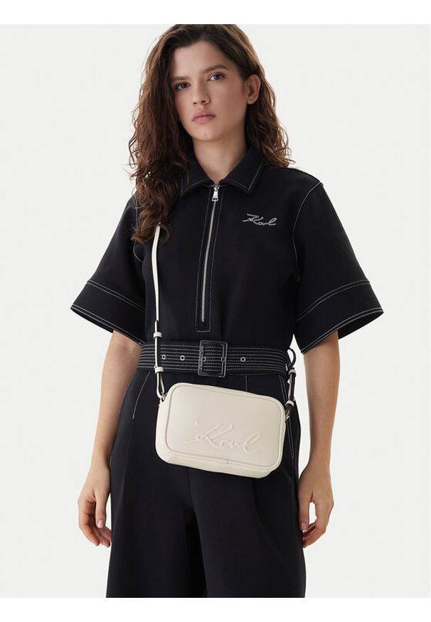 Karl Lagerfeld - KARL LAGERFELD Torebka B1W30069 Biały. Kolor: biały. Materiał: skórzane