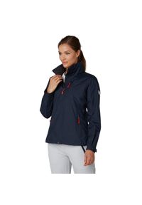 Kurtka żeglarska damska Helly Hansen Crew Hooded Midlayer. Kolor: niebieski. Materiał: syntetyk. Sport: żeglarstwo