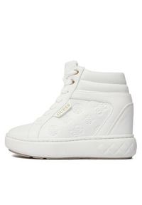 Guess Sneakersy Roxana FL8ROX LEA12 Biały. Kolor: biały. Materiał: skóra #3