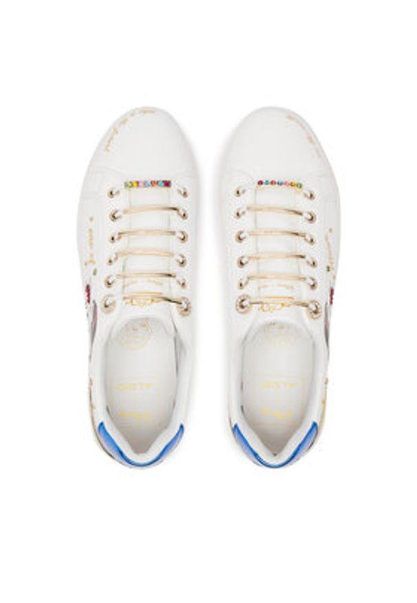Aldo Sneakersy Snowwhitekicks 14008306 Biały. Kolor: biały. Materiał: skóra