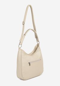 Born2be - Beżowa Torebka Typu Shopper Ozdobiona Frędzlami Felluria. Kolor: beżowy. Wzór: aplikacja. Dodatki: z frędzlami. Styl: biznesowy, klasyczny, elegancki, casual