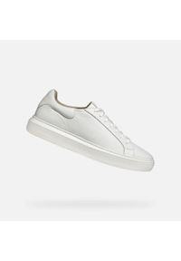Geox - Buty GEOX U DEIVEN Biały. Kolor: biały. Materiał: tkanina, skóra
