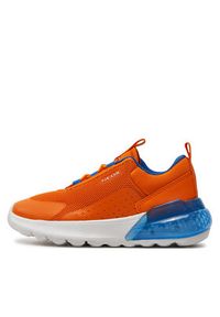 Geox Sneakersy J Activart Illuminus J45LYA 0149J C2008 S Pomarańczowy. Kolor: pomarańczowy. Materiał: materiał, mesh #4
