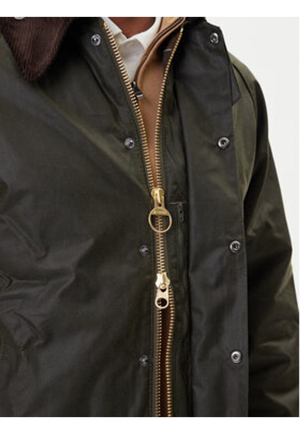 Barbour Kurtka przejściowa MWX0017OL99 Zielony Regular Fit. Kolor: zielony. Materiał: bawełna