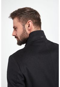 Joop! Collection - Płaszcz męski wełniany Maron JOOP!. Typ kołnierza: kołnierzyk stójkowy. Materiał: wełna #3