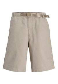 Jack & Jones - Jack&Jones Szorty materiałowe Towen 12273685 Beżowy Baggy Fit. Kolor: beżowy. Materiał: bawełna