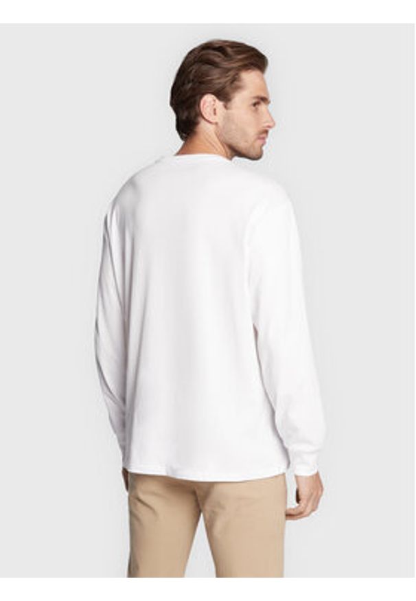 Polo Ralph Lauren Longsleeve 710671467004 Biały Classic Fit. Typ kołnierza: polo. Kolor: biały. Materiał: bawełna. Długość rękawa: długi rękaw