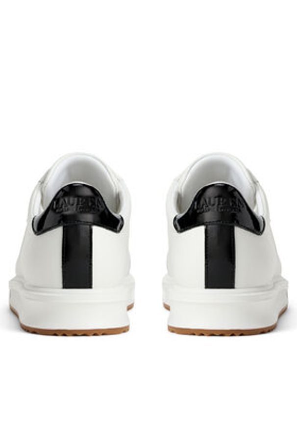 Lauren Ralph Lauren - LAUREN RALPH LAUREN Sneakersy 802959226001 Biały. Kolor: biały. Materiał: skóra