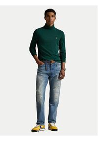 Polo Ralph Lauren Golf 710760126027 Zielony Regular Fit. Typ kołnierza: golf, polo. Kolor: zielony. Materiał: bawełna #4