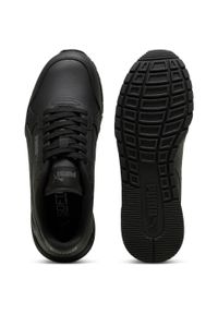 Adidasy Puma St Runner V4 L Jr, Dla obu płci. Kolor: czarny. Materiał: materiał, syntetyk. Sport: fitness, turystyka piesza