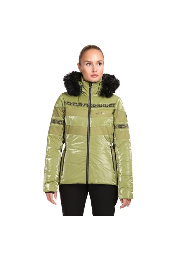 Damska kurtka narciarska Kilpi Dalila. Kolor: zielony. Sezon: zima. Sport: narciarstwo