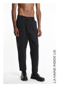 La Haine Inside Us Spodnie | 3R M1256 | Mężczyzna | Czarny. Kolor: czarny. Materiał: lyocell, bawełna #6