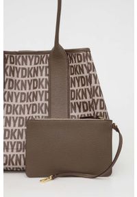 DKNY - Dkny torebka kolor brązowy. Kolor: brązowy. Rodzaj torebki: na ramię #2