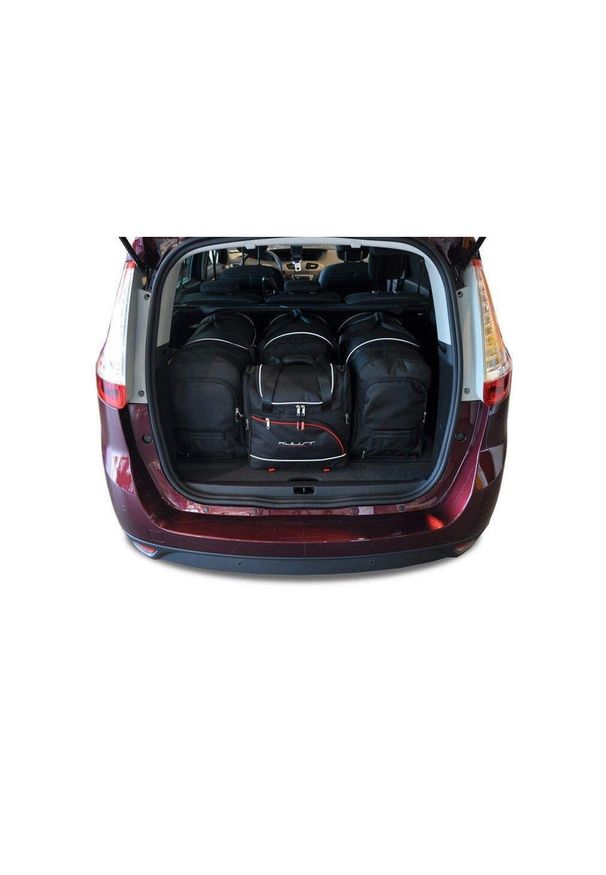 KJUST - Torby Do Bagażnika Renault Grand Scenic 2009-2013 4Szt Kjust. Kolor: czarny. Styl: sportowy
