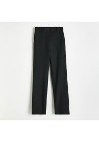 Reserved - Eleganckie spodnie - Czarny. Kolor: czarny. Styl: elegancki #1