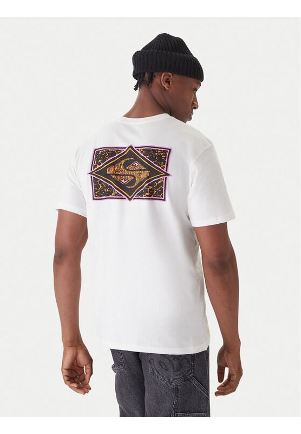 Quiksilver T-Shirt Evo Youth Crisis EQYZT08192 Biały Regular Fit. Kolor: biały. Materiał: bawełna