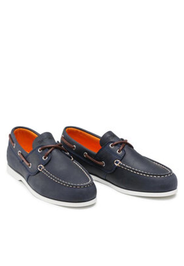 Timberland Mokasyny Cedar Bay TB0A28BM0191 Granatowy. Kolor: niebieski. Materiał: nubuk, skóra