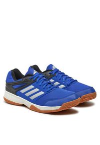 Adidas - adidas Buty halowe Speedcourt IH0577 Niebieski. Kolor: niebieski. Materiał: mesh, materiał