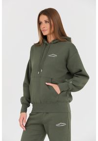 Juicy Couture - JUICY COUTURE Zielona damska bluza Recycled Queenie Hoodie, Rozmiar XXS. Kolor: zielony #4