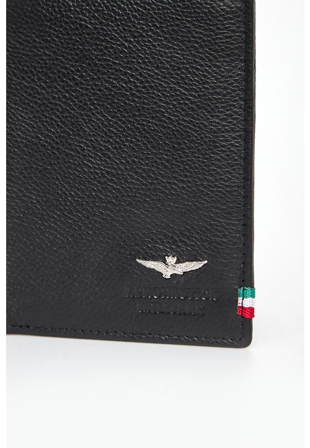 Aeronautica Militare - Portfel męski skórzany AERONAUTICA MILITARE. Materiał: skóra